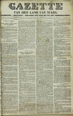 Gazette van het Land van Waes 03/01/1858