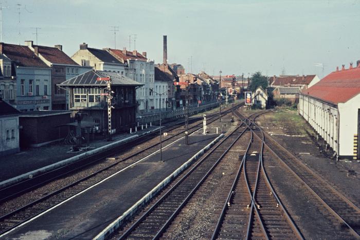 Spoorlijn 59 Spooremplacement Sint- Niklaas 1968