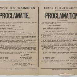 1914-Aankondiging van de staat van beleg