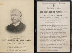 Bidprentje, De Puysselaer Jan-Gratiaan