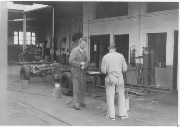 Opbouw praalstoet 1967