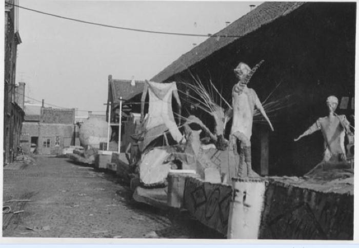 opbouw bloemenstoet 1965-1970